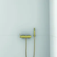 Едноръкохватков смесител за душ Ideal Standard Atelier Conca, златист цвят
