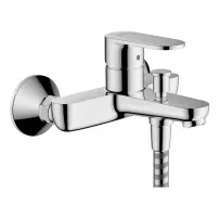 Едноръкохватков смесител за вана и душ Hansgrohe Vernis Blend, гланциран хром