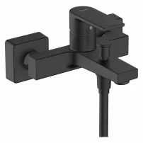 Едноръкохватков смесител за вана и душ Hansgrohe Vernis Shape, матово черен