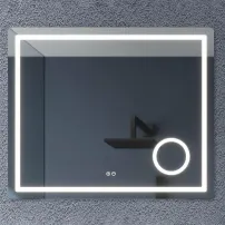 Fluminia Cleopatra 80 см LED осветление и огледало против запотяване плюс козметична лупа