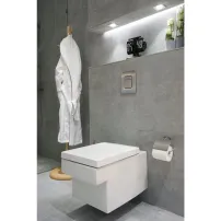 Grohe Cube Ceramic Triple Vortex Комплект за окачване на тоалетна чиния Rimless с PureGuard и капак с плавно затваряне
