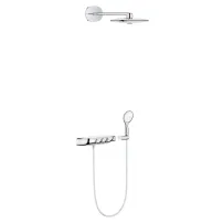 Grohe Rainshower Smartcontrol 360 Duo термостатична душ система с хромирана повърхност за душ