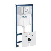 Grohe Rapid SL 4-в-1 комплект за вграждане с рамка и клапа Nova Cosmopolitan със звукоизолация