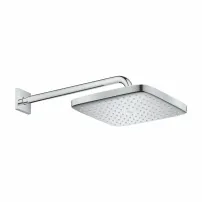 Grohe Tempesta 250 Cube квадратна душ слушалка и рамо, хром