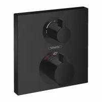 Hansgrohe Ecostat Square термостатичен смесител за душ със скрит монтаж, 2 функции, матово черен