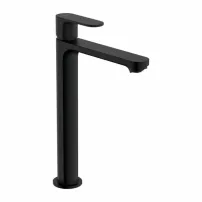Hansgrohe Rebris S 240 висок смесител за умивалник, матово черен, с изскачащ вентил