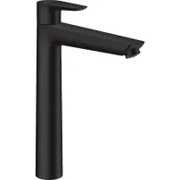 Hansgrohe Talis E 240 висок смесител за умивалник с изскачащ вентил, матово черен