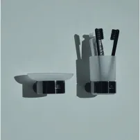 Ideal Standard Atelier Conca кръгла поставка за четки за зъби, магнитна, сива