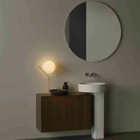 Ideal Standard Atelier Conca стенен шкаф с 1 чекмедже и плот 80 см, цвят тъмен орех