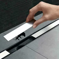 Капак за душ канал Geberit CleanLine20 30-90 см, гланциран метал