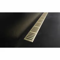 Комплект за оттичане с капак в цвят матово злато Alca APZ10BLACK-BRASS 55 см