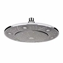 Кръгла душ слушалка Invena Socho 240 мм хром - сива