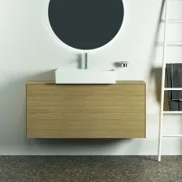 Кръгла сапунерка Ideal Standard Atelier Conca, сребрист дизайн, Silver Storm
