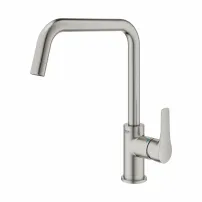 Кухненски смесител Grohe Eurosmart Supersteel матов с висок чучур