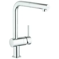 Кухненски смесител Grohe Minta с издърпващ се душ, гланциран хром