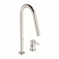 Кухненски смесител с издърпващ се душ Ideal Standard Gusto 242 гланцов хром 2 вида струя