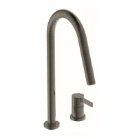 Кухненски смесител с издърпващ се душ Ideal Standard Gusto 242 Magnetic Grey 2 вида струя