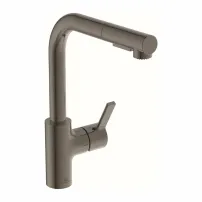 Кухненски смесител с издърпващ се душ Ideal Standard Gusto 295 Magnetic Grey 2 вида струя