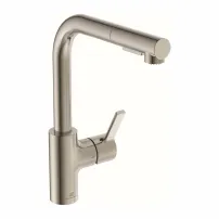 Кухненски смесител с издърпващ се душ Ideal Standard Gusto 295 silver Silver Storm 2 вида струя