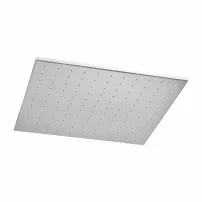 Квадратна хромирана душ слушалка Omnires Ultra Slimline 400x400 мм