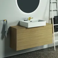 Квадратна закачалка за палта Ideal Standard Atelier Conca, златиста матирана