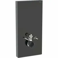 Модул Geberit Monolith за окачена тоалетна чиния, черен, 101 см