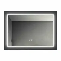 Правоъгълно огледало Fluminia Siza с LED осветление и размразител 60 см