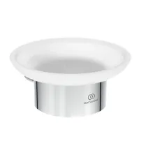 Сапунерка Ideal Standard Atelier Conca, кръгъл дизайн, гланциран хром