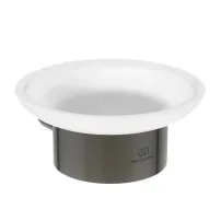 Savoniera Ideal Standard Atelier Conca дизайн кръгъл сив Magnetic Grey