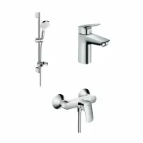 Смесител Hansgrohe Logis 100 за мивка и душ, гланциран хром