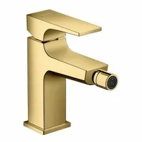 Смесител за биде Hansgrohe Metropol с Push-Open клапан, златист гланц