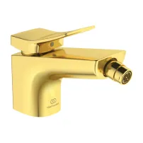 Смесител за биде Ideal Standard Atelier Conca, златист, с изскачащ вентил