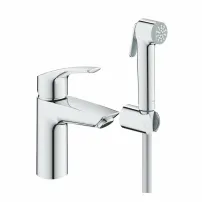 Смесител за умивалник Grohe Eurosmart New S хром с хигиеничен душ
