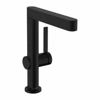 Смесител за умивалник Hansgrohe Finoris 230 с въртящ се чучур и Push-Open клапан, черен