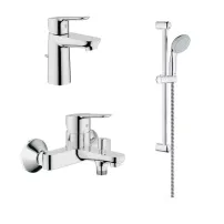 Смесител за вана и душ Grohe BauEdge хром с ръкохватка