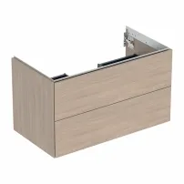 Стенен шкаф Geberit One, бежов дъб, 90 см с 2 чекмеджета