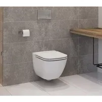 Тоалетна чиния Cersanit Caspia New Clean On с капак с плавно затваряне