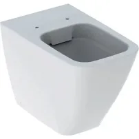 Тоалетна чиния Geberit Icon Square Rimfree без бял капак с вертикално пускане