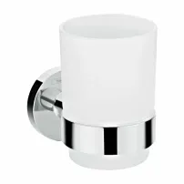 Универсален държач за четка за зъби Hansgrohe Logis бял - хром