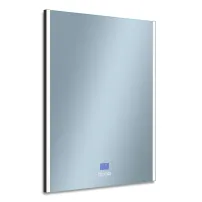 Venti Timeled LED огледало с подсветка, черно, 60 см x 80 см