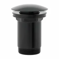 Вентил за мивка Omnires Click-Clack, матово черен