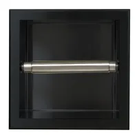 Вграден държач за тоалетна хартия Balneo Wall-Box матово черно