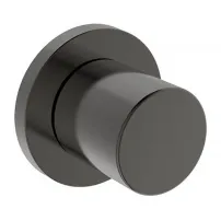 Вграден превключвател за смесител Ideal Standard Atelier Joy Neogri Magnetic Grey, кръгъл