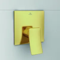 Вграден смесител за душ Ideal Standard Atelier Conca, златист цвят, без тяло за вграждане