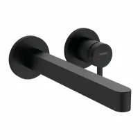 Вграден смесител за мивка Hansgrohe Finoris, матово черен
