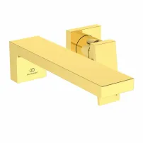 Вграден смесител за мивка Ideal Standard Atelier Extra 210, цвят матово злато, без вградено тяло