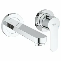 Вграден смесител за умивалник Grohe BauEdge хром, с вградено тяло