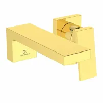 Вграден смесител за умивалник Ideal Standard Atelier Extra 160, цвят матово злато, без вградено тяло