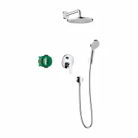 Вградена душ система Hansgrohe Crometta S 240, гланциран хром