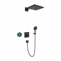 Вградена душ система Hansgrohe Raindance E 300, матово черно